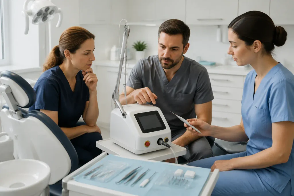 Dental Laser Equipment Evaluation: Cleaning, Training, Consumables and Support
