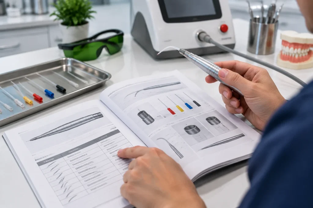 Finding Handpiece Information for Your Specific Model